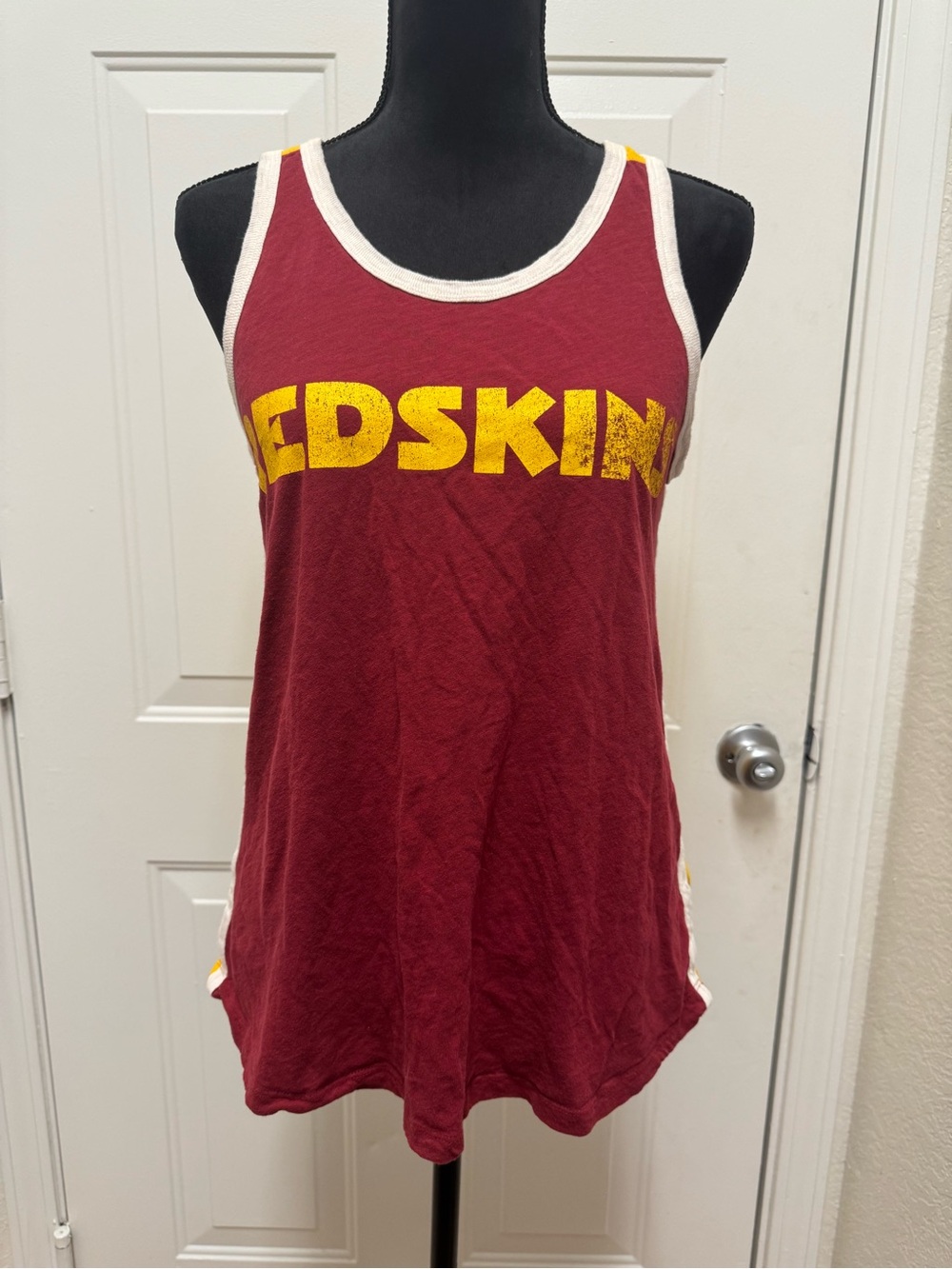NFL Redskins Gold and White Women's Team Apparel Top
